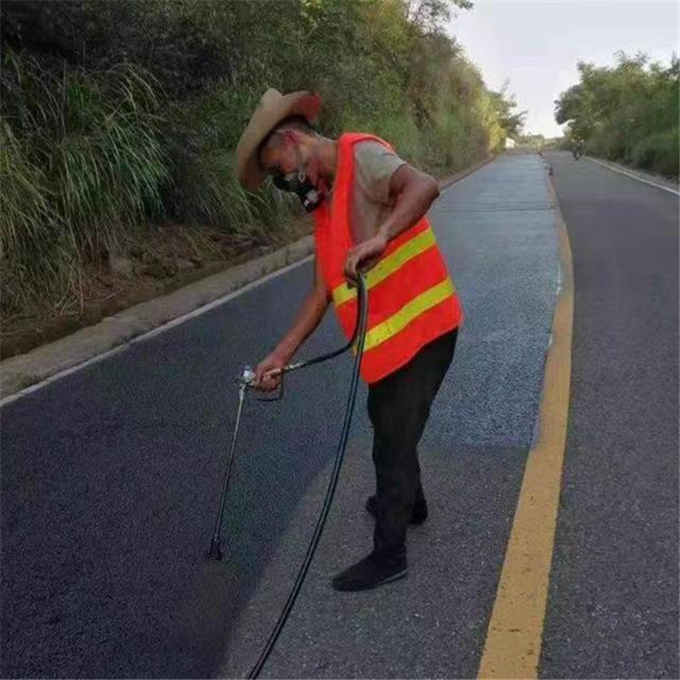 沧州 彩色防滑路面的底涂是保障路面附着力